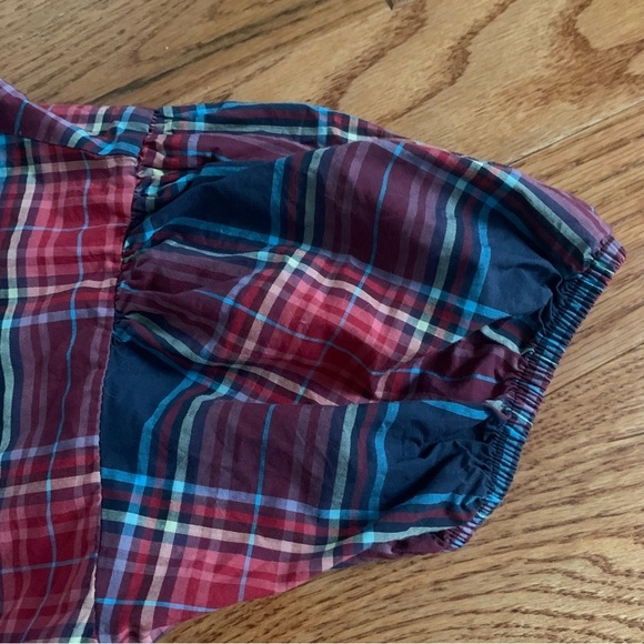 Tea Collection | Tartan Plaid Dress Festive Christmas Holiday Youth Size 14 - Picture 4 of 13